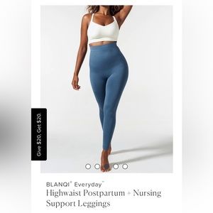 BLANQI Everyday Highwaist Postpartum + Nursing Support Leggings